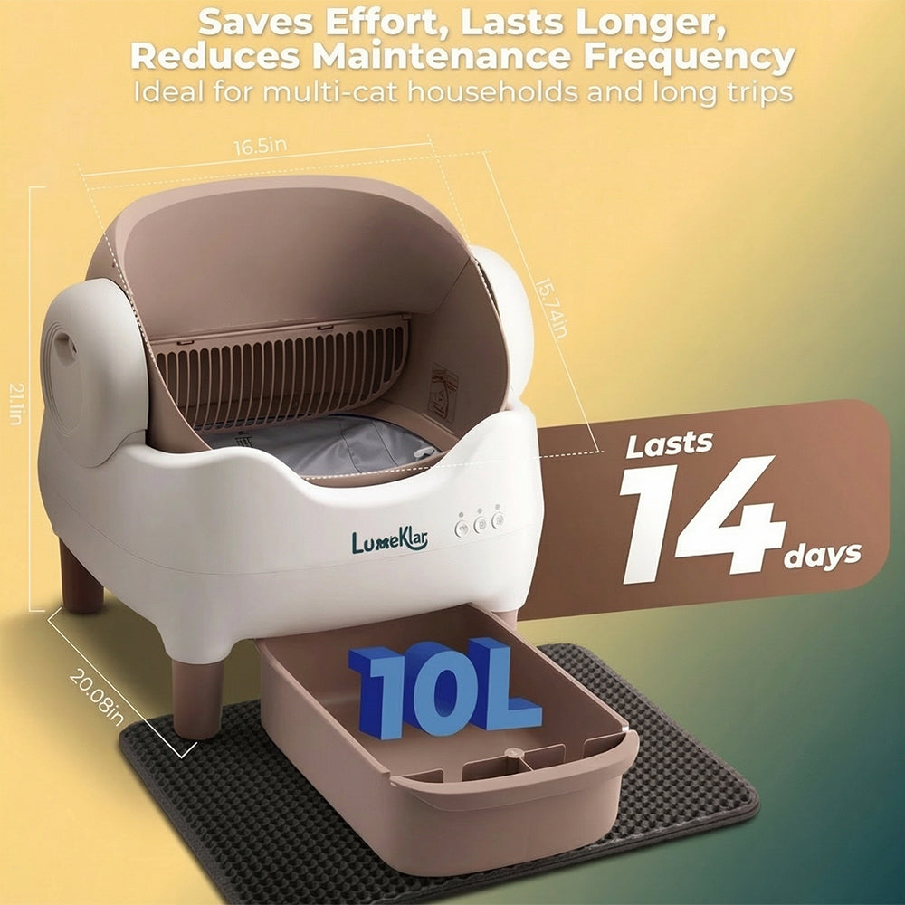 Kelvaro PureCycle™ | Automatic Self-Cleaning Litter Box with Odor Sterilization