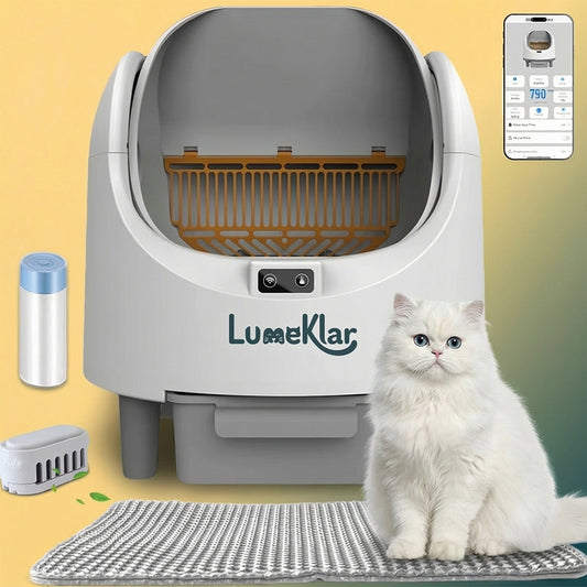 Kelvaro OmniClean™ Pro | Smart Self-Cleaning Litter Box with App Control