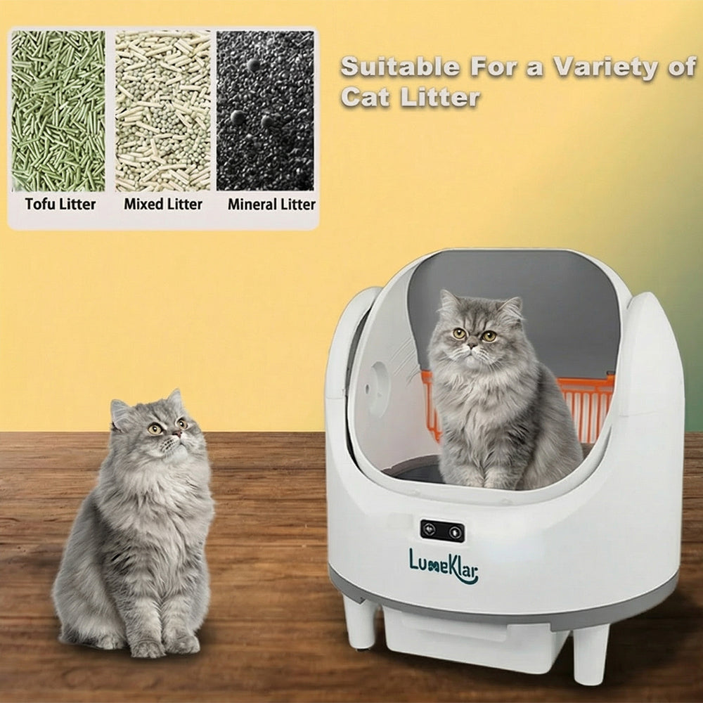 Kelvaro OmniClean™ Pro | Smart Self-Cleaning Litter Box with App Control